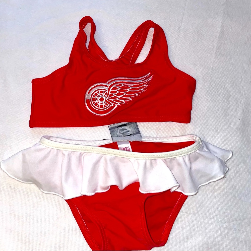 NWT - NHL 2 Piece Swim Suits 6-12m